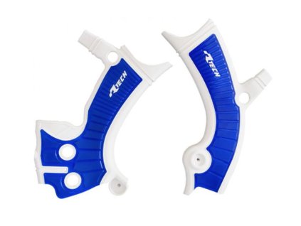 RTECH Kryty rámu Bi-Material Yamaha YZF 250 '19-21, YZ-FX 250 '20-21, YZF 450 '18-21, YZ-FX 450 '19-21, WRF 250 '20-21, WRF 450 '19-21 biele/modré
