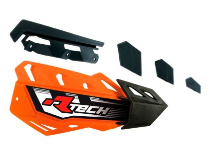 RTECH Náhradné plastové kryty chráničov rúk Flx / Alu / ATV – oranžové