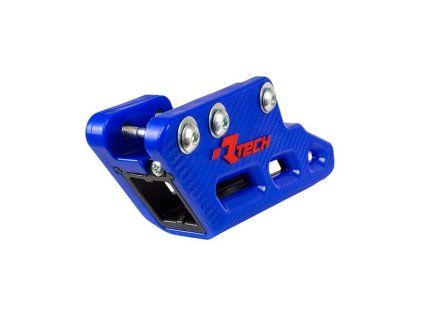 RTECH Zadné vodidlo reťaze Yamaha YZ/YZF 125/250/450 (07–23), WR-F 125/250/450 (07–23), YZ X/FX (07–23) – modré