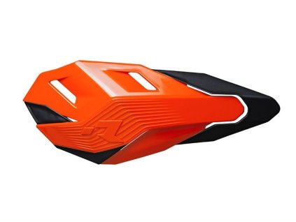 RTECH Chrániče rúk HP3 – oranžovo-čierne (2× Uchytenie)