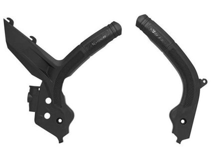 RTECH Kryty rámu Bi-Material Super Grip Honda CRF 450/RX '21 čierne