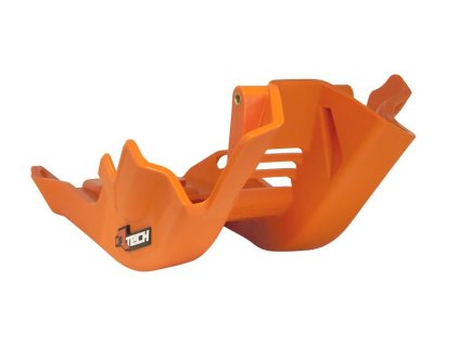 RTECH Kryt motora z technopolyméru KTM EXC 150 (24), SX 125/XC 150 (23–24) – oranžový