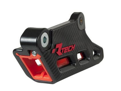 RTECH Zadné vodidlo reťaze KTM SX/SXF/XC-F 125/250/350/450 '07-'23, EXC/EXC-F/XC-W 125/250/300/350/450/500 '08-'23 čierne/oranžové