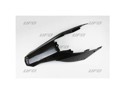 UFO Zadný blatník Gas Gas MC/Ec/Fsr 125/200/250/300/450 '10-'11 s bočnými tabuľkami čierny