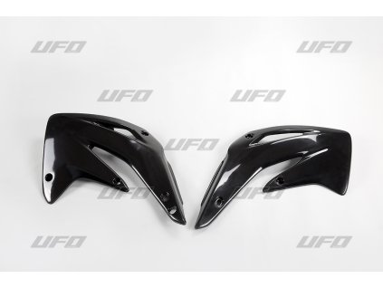 UFO Kryty chladičov Honda CR 85 '03-'16 čierne