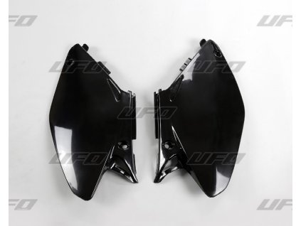 UFO Bočné tabuľky Honda CR 125/250 '02-'07 čierne