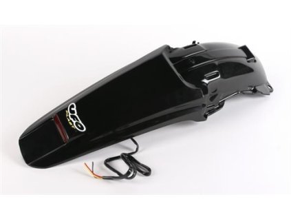 UFO Zadný blatník Honda CRF 450X '05-'09 so svetlom LED čierny