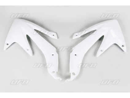UFO Kryty chladičov Honda CRF 450X '08-'16 biele