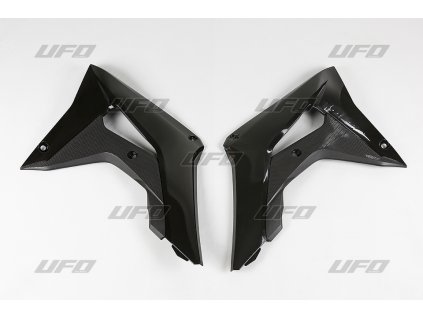 UFO Kryty chladičov Honda CRF 250R '18, CRF 450R '17-'18 čierne