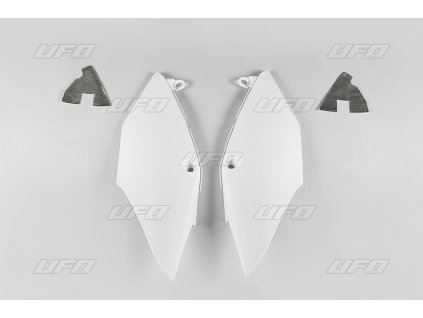 UFO Bočné tabuľky Honda CRF 250R '18, CRF 450R/RX '17-'18 biele