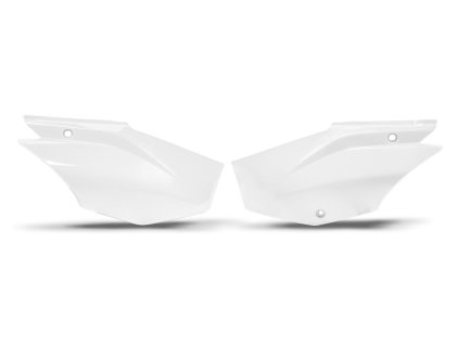 UFO Bočné tabuľky Honda CRF 110F '19-26, CRF 125 '25-'27 – biele