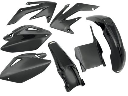 UFO Sada plastov Honda CRF 250R '11-'13, CRF 450R '11-'12 čierna