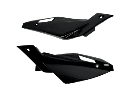 UFO Bočné tabuľky Husqvarna TC/TE '08-'12 čierne