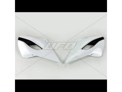 UFO Kryty chladičov Husqvarna TE/FE/TC/FC 125/250/300/350/450/501 '14-'15, TE/FE '15 biele/čierne