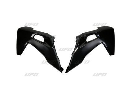 UFO Kryty chladičov Husqvarna TC 125/250 '19, FC 250/350/450 '19 čierne
