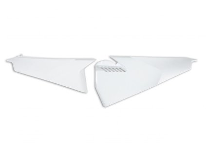 UFO Bočné tabuľky Husqvarna TC 125/250, FC 250/350/450 '19-21, TE 150/250/300, TX 250/300, FE 250/350/450/501 '20-21, biele '20-21