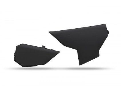UFO Kryt vzduchového filtra pri umývaní Husqvarna TC 125 / 250 '23-'24, TE 150 / 250 / 300 '24, FC / TX / FX / FE 300 / 350 / 450 / 501 '24, čierny