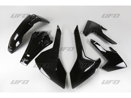 UFO Sada plastov Husqvarna TE/TX 125/250/300 '17-19, FE 250/350/450/501 '17-19 čierna