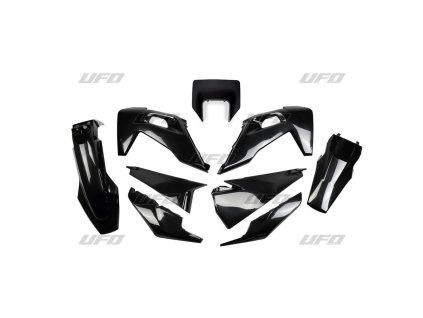 UFO Sada plastov Husqvarna TE 150 / 250 / 300 '20-'23, FE 250 / 350 / 450 / 501 '20-'23 čierna
