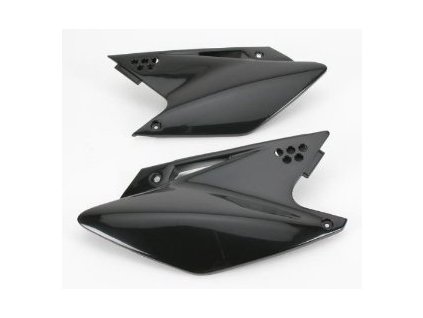 UFO Bočné tabuľky Kawasaki KXF 250 '06-'08 čierne