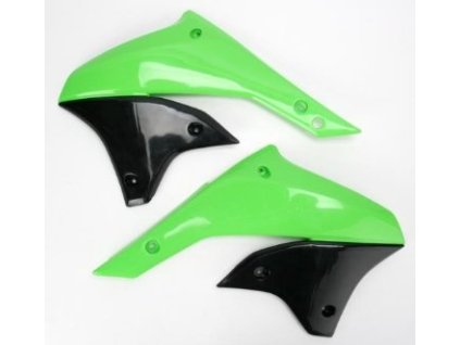 UFO Kryty chladičov Kawasaki KLX 450R '07-'25 zelené