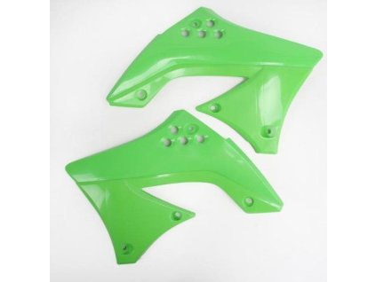 UFO Kryty chladičov Kawasaki KXF 250 '09-'12 zelené