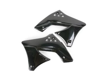 UFO Kryty chladičov Kawasaki KXF 250 '09-'11 čierne