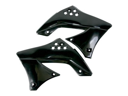 UFO Kryty chladičov Kawasaki KXF 450 '09-'11 čierne