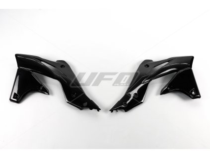 UFO Kryty chladičov Kawasaki KXF 250 '13-'16 čierne