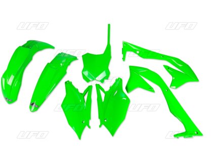 UFO Sada plastov Kawasaki KXF 450 '16-'17 zelená fluo