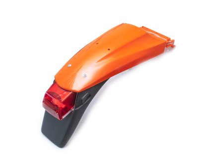 UFO Zadný blatník KTM LC4 640 '02-'04 so svetlom oranžový