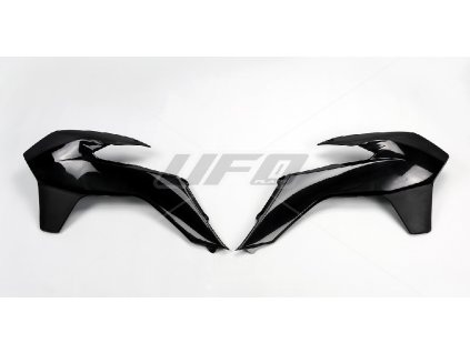 UFO Kryty chladičov KTM SX/SXF '13-'15, EXC '14-'15 čierne