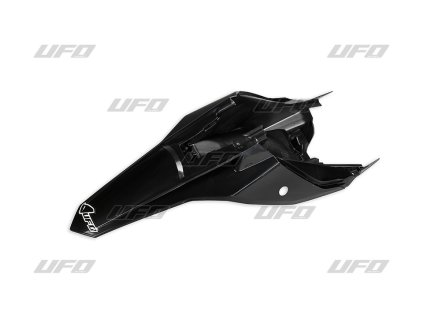 UFO Zadný blatník KTM SX 65 '16-18 s bočnými tabuľkami čierny