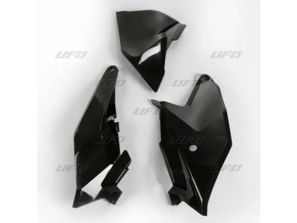 UFO Bočné tabuľky KTM SX 85 '18-2023 + kryt vzduchového filtra čierne