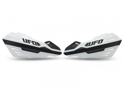 UFO Chrániče rúk KTM SX/SXF 125/150/250/350/450 (14–21), EXC 125/200 (20–21), EXC/EXC-F 250/300/350/450/500 TPI (14–23) – biele