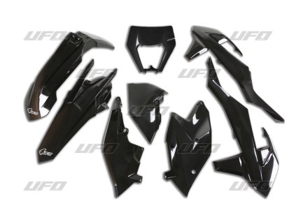 UFO Sada plastov KTM EXC/EXC-F TPI '17-'19 čierna
