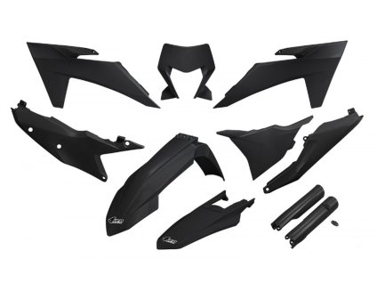UFO Sada plastov KTM EXC 150 / 250 / 300 TBI '24-'25, EXC-F 250 / 350 / 450 / 500 '24-'25 čierna
