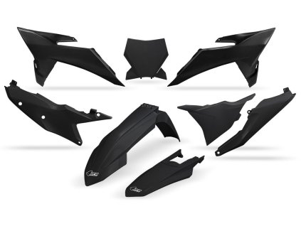 UFO Sada plastov KTM SX 125 / 150 / 250 / 300 '25, SXF 250 / 350 / 450 '25 čierna