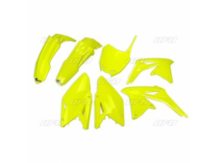 UFO Sada plastov Suzuki RMZ 450 '08-17 žltá fluo