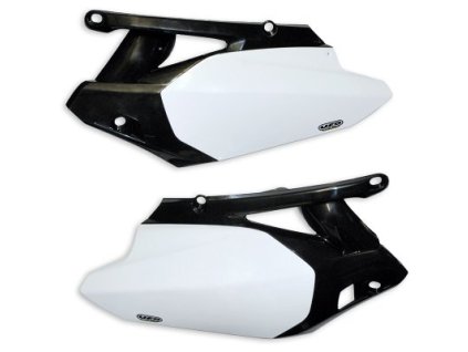 UFO Bočné tabuľky Yamaha YZF 450 '10-'13 biele