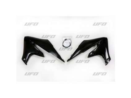 UFO Kryty chladičov Yamaha YZF 250 '19-'22, WRF 250 '20-'25, YZF 450 '18-22, WRF 450 '19-'25 čierne