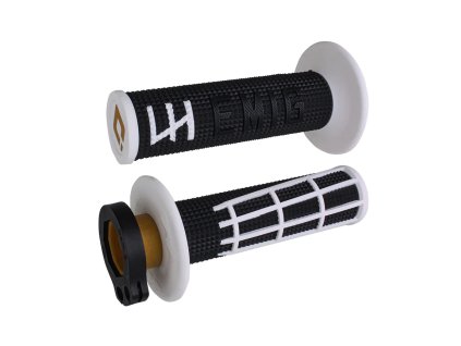 ODI Gripy (rukoväte) Off Road Emig 2.0 V2 Lock-On – čierne/biele
