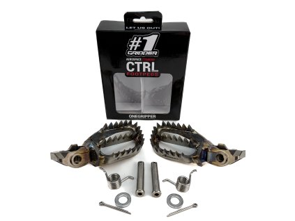 ONEGRIPPER Ti-CTRL Ultra Grip – titánové stupačky – KTM / Husqvarna / GasGas / Beta