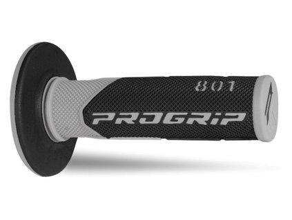 PROGRIP Gripy (rukoväte) PG801 Off Road 22+25 mm 115 mm – sivé/čierne dvojzložkové