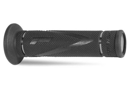PROGRIP Gripy (rukoväte) PG838 Road 22+25 mm 122 mm – čierne/sivé dvojzložkové