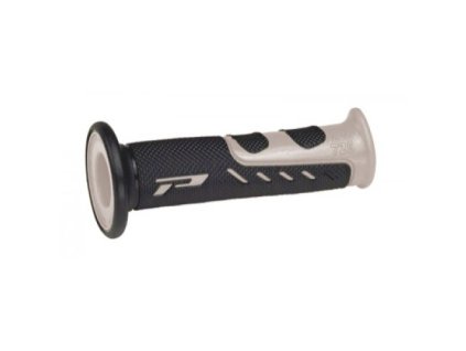 PROGRIP Gripy (rukoväte) PG725 Road (22+25 mm, dĺžka 122 mm) – sivé/čierne, dvojzložkové