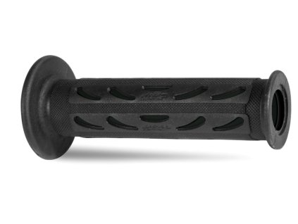 PROGRIP Gripy (rukoväte) PG724 Road 22+25 mm 125 mm – čierne/titánové dvojzložkové