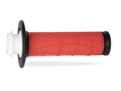 PROGRIP Gripy PG809 SCS Lock-On Half Waffle 115 mm – Farba: Čierna / červená · 809-125