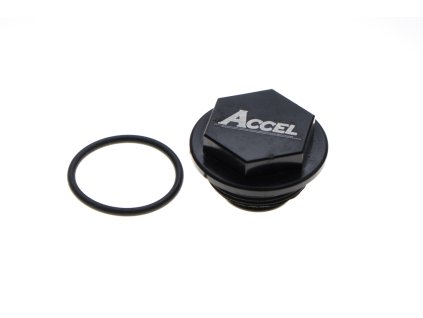 ACCEL Viečko zadnej brzdovej pumpy KTM Brembo '04-'13 čierne