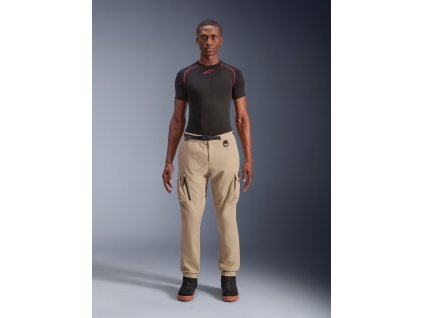 ALPINESTARS Textilné moto nohavice Flex-AST Cargo Short – svetlá béžová